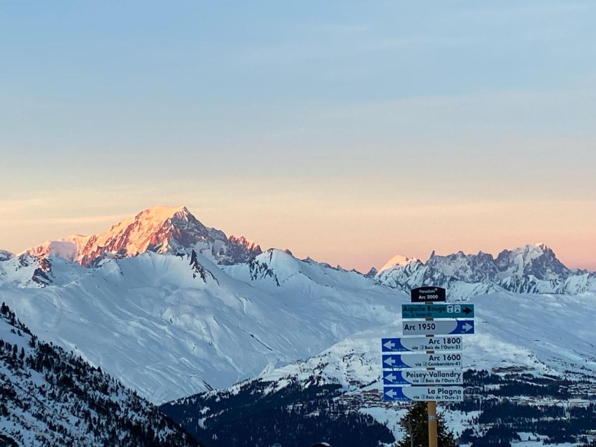 Alps Les Arcs 1950 Prince Des Cimes, Ski-In Out,Swimming Pool, Sauna, Shoes Dryer ブール・サン・モーリス エクステリア 写真