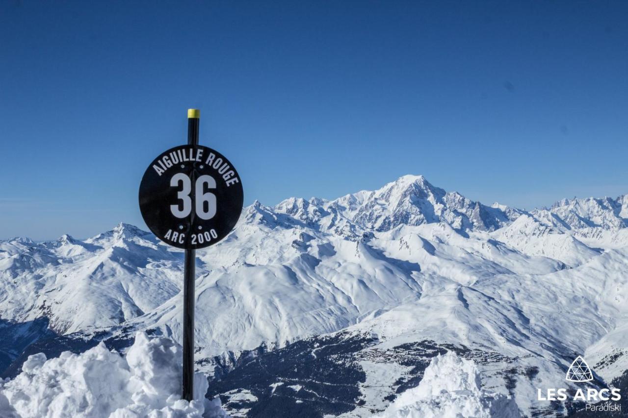 Alps Les Arcs 1950 Prince Des Cimes, Ski-In Out,Swimming Pool, Sauna, Shoes Dryer ブール・サン・モーリス エクステリア 写真